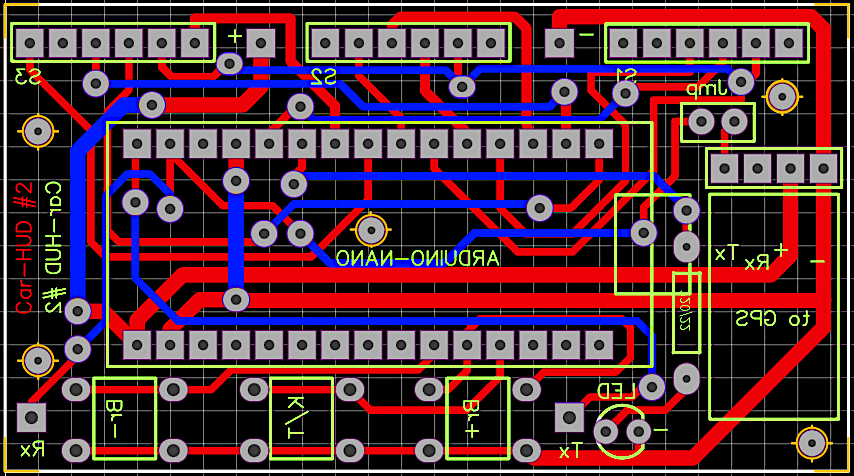 Car HUD: Real‑Time Windshield Speed & Compass Display