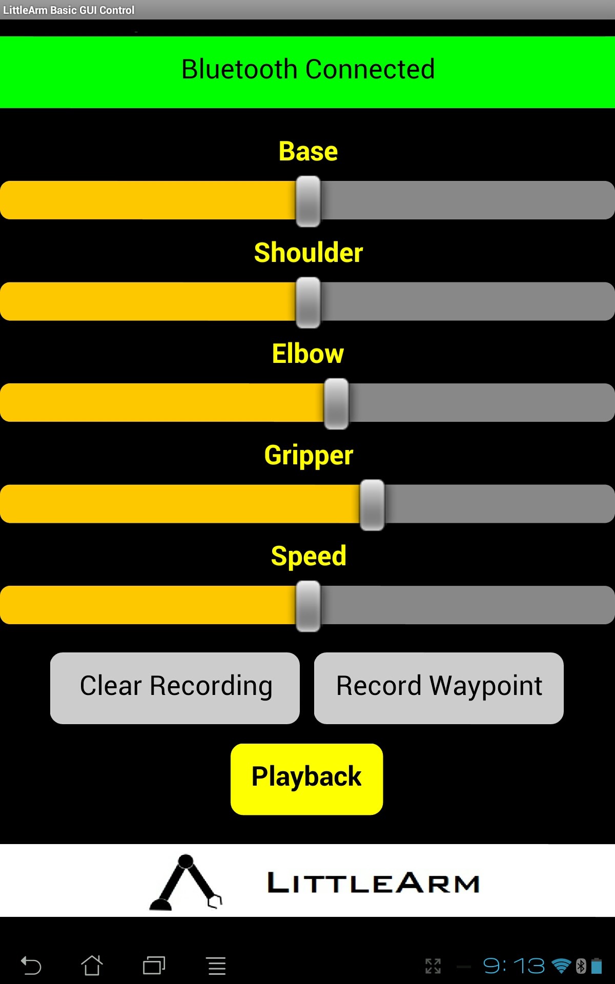 Control Your Arduino Robot Arm via a Dedicated Android App