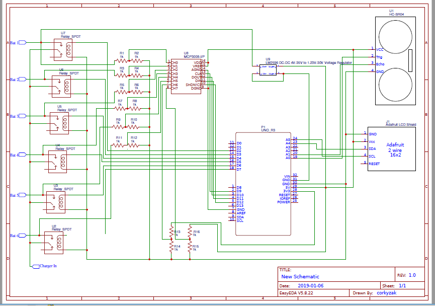 Advanced Smart Battery Charger with Multiplexing & Digital Display