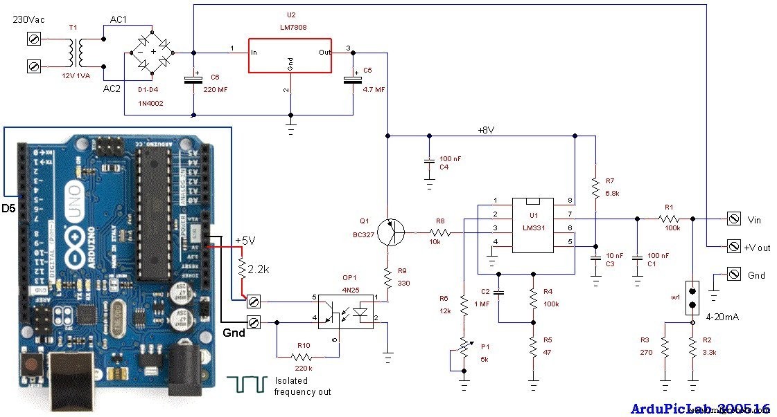 Build an Isolated Analog Input Circuit for Arduino