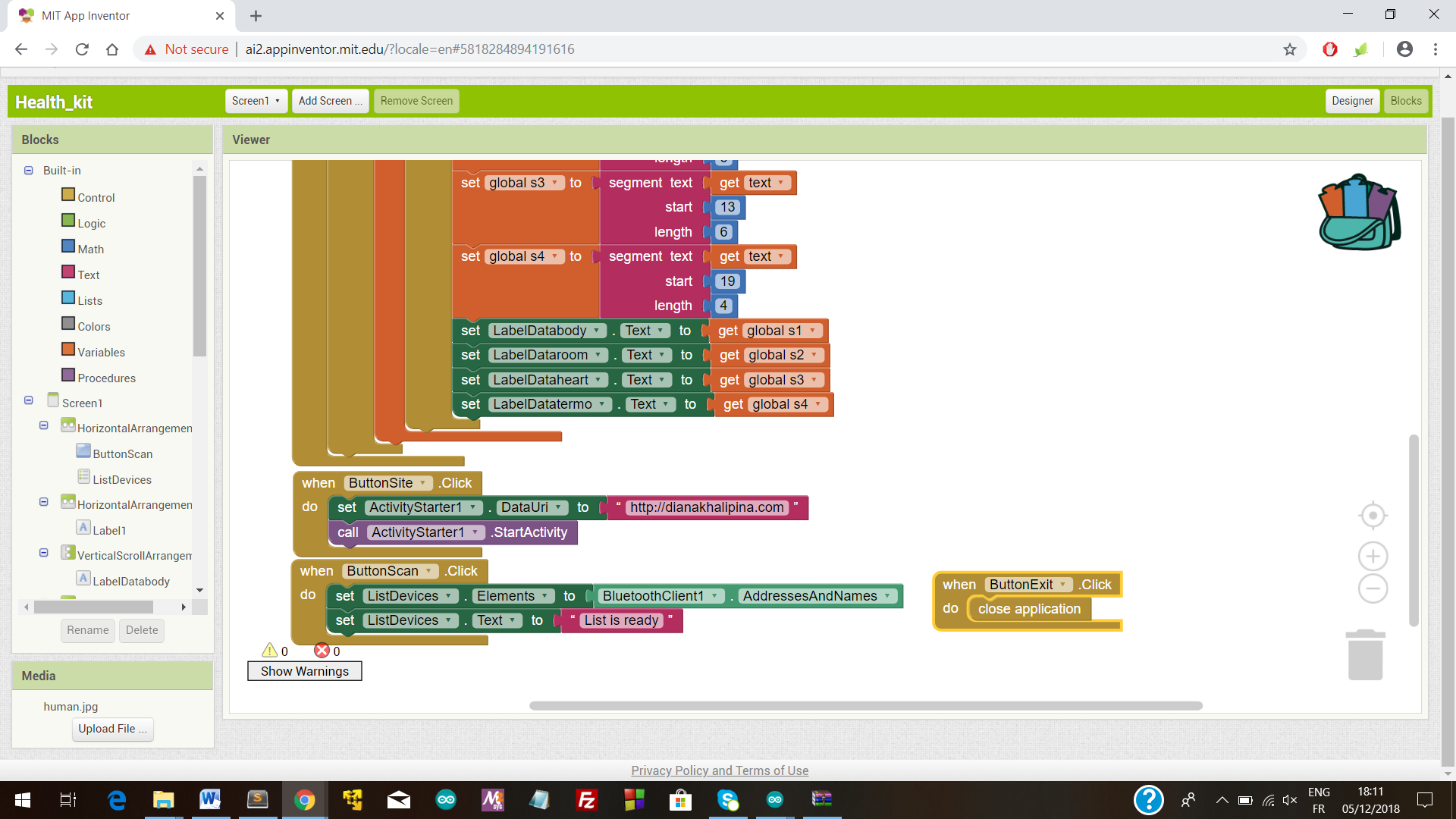 Smart Health Monitoring Station: Arduino, Bluetooth, and Sensors