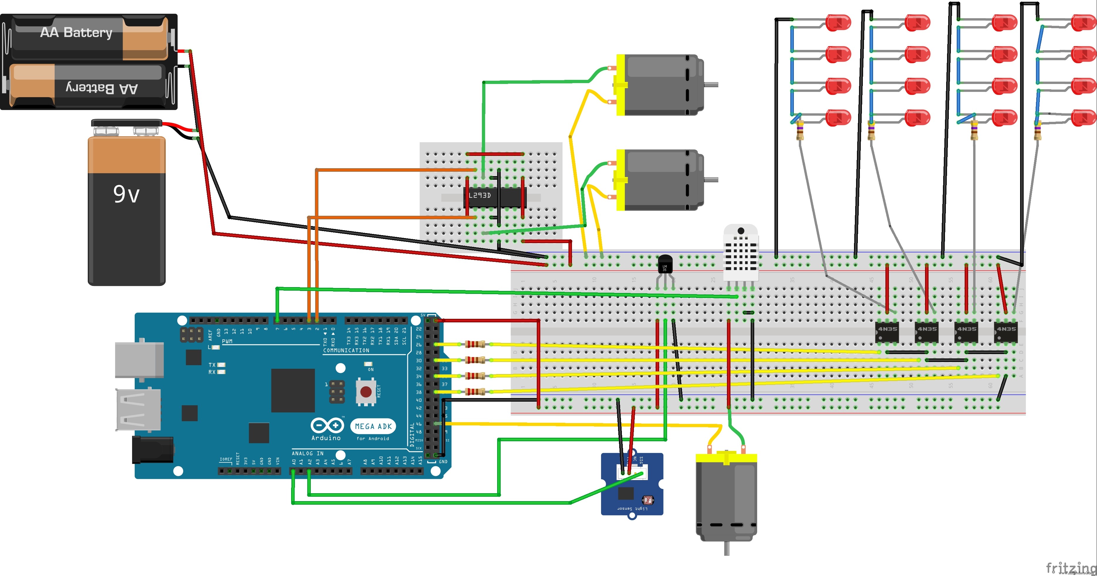 Smart Hydroponic System Using Arduino Mega 2560 & Sensors
