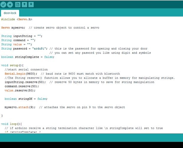 Smart Keyless Door Lock – Arduino & Android Bluetooth‑Controlled Password System