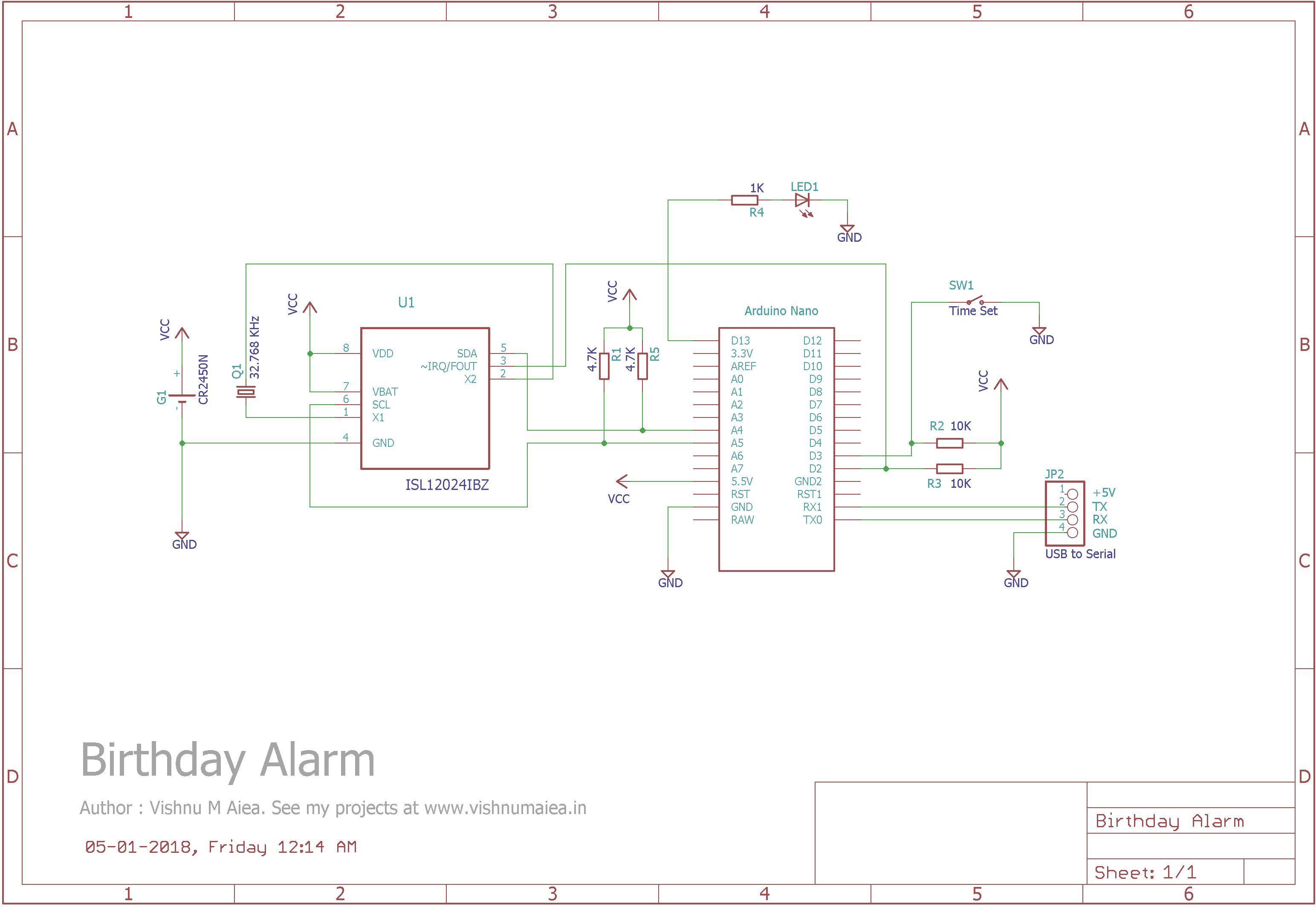 Arduino-Based Birthday Reminder: 50-Year Reliable Solution