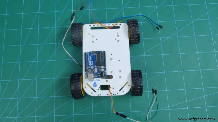Build a 4-Wheel Arduino Robot Controlled via Dabble App
