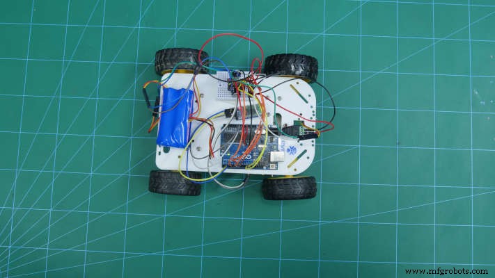 Build a 4-Wheel Arduino Robot Controlled via Dabble App