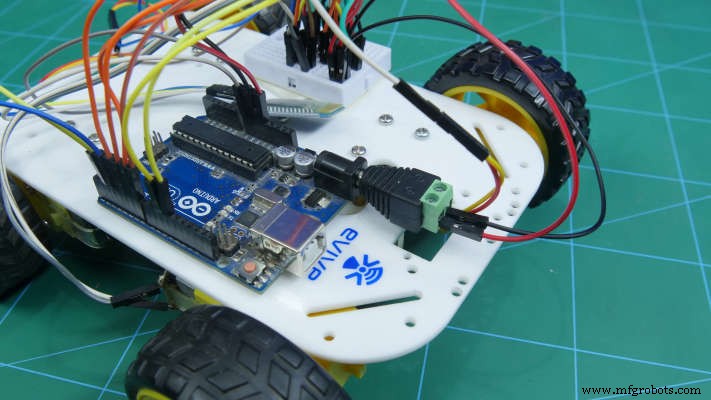 Build a 4-Wheel Arduino Robot Controlled via Dabble App