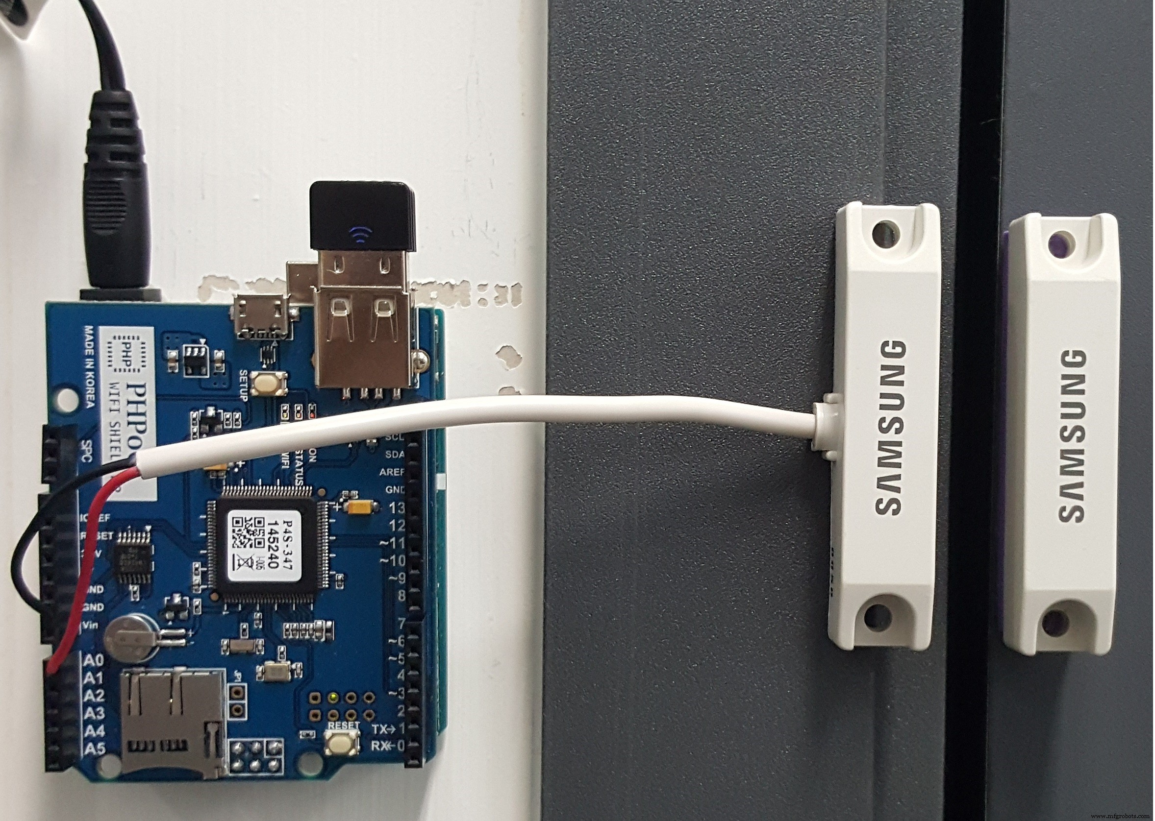 Arduino Door Sensor: Real‑Time Facebook Messenger Alerts via IFTTT