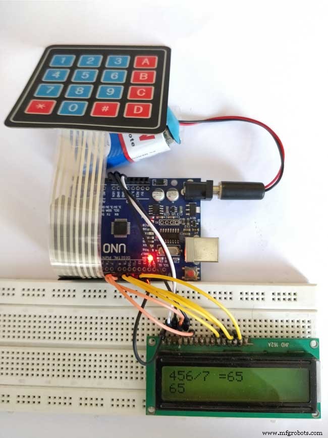 Build an Arduino Calculator with 16x2 LCD and Keypad