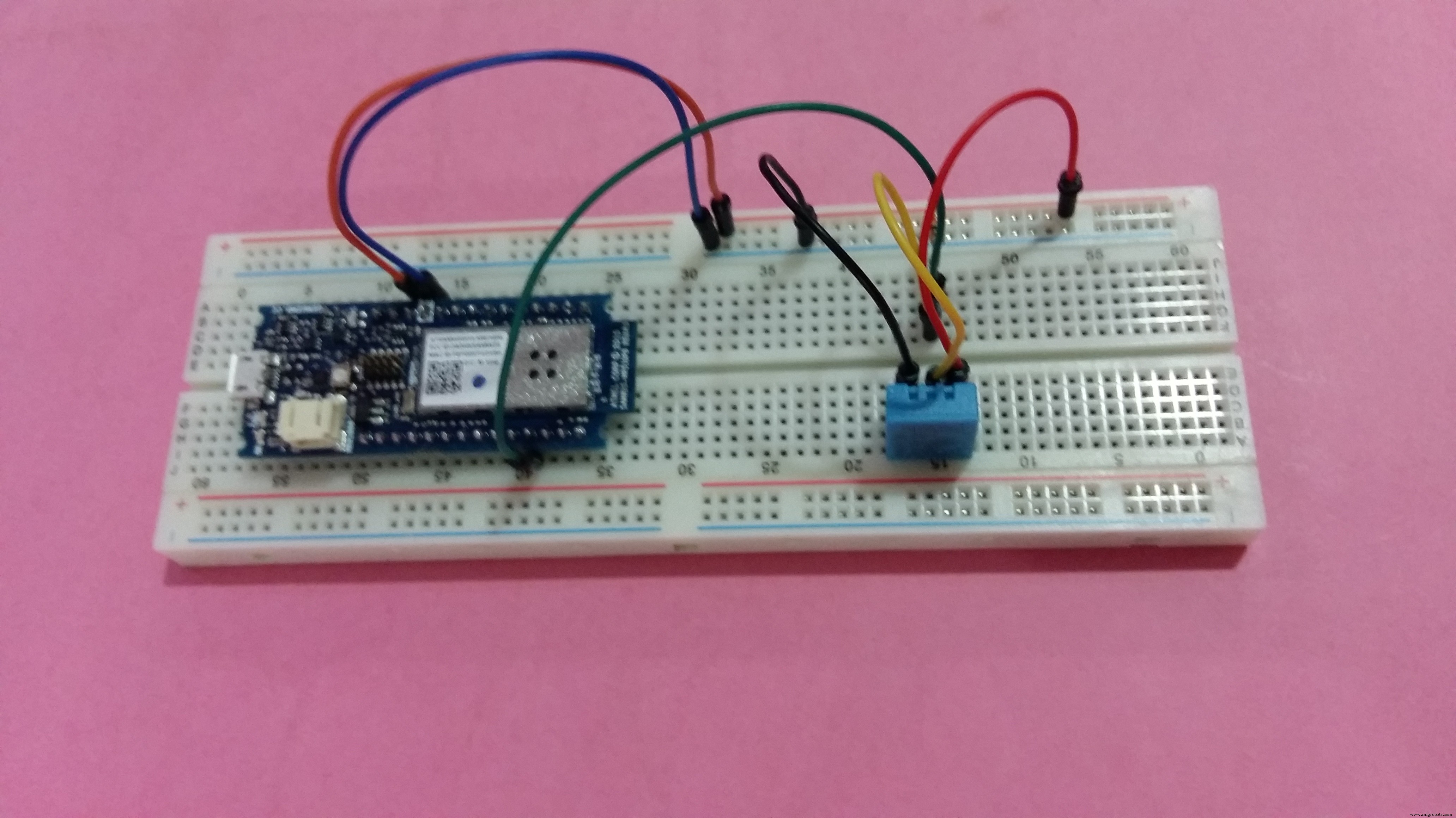 Arduino MKR1000 + DHT11 Sensor: MQTT IoT Demo on Samsung ARTIK Cloud