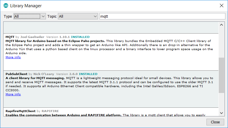 Arduino MKR1000 + DHT11 Sensor: MQTT IoT Demo on Samsung ARTIK Cloud