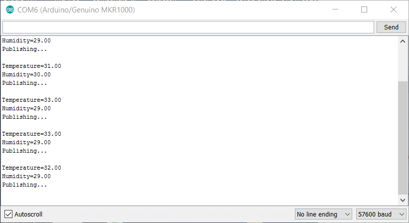 Arduino MKR1000 + DHT11 Sensor: MQTT IoT Demo on Samsung ARTIK Cloud
