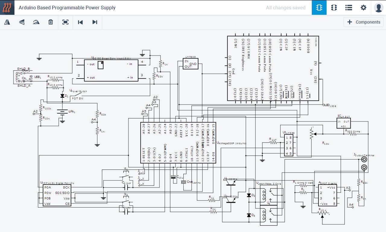 Compact Programmable Pocket Power Supply with OLED Display – Arduino Compatible