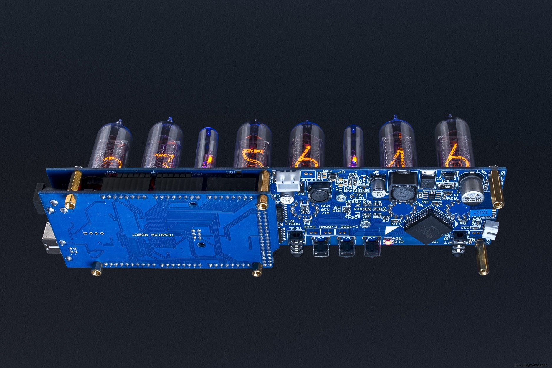 Nixie Tube Clock Shield NCS314 for Arduino UNO/MEGA – IN‑14/IN‑12 Compatibility