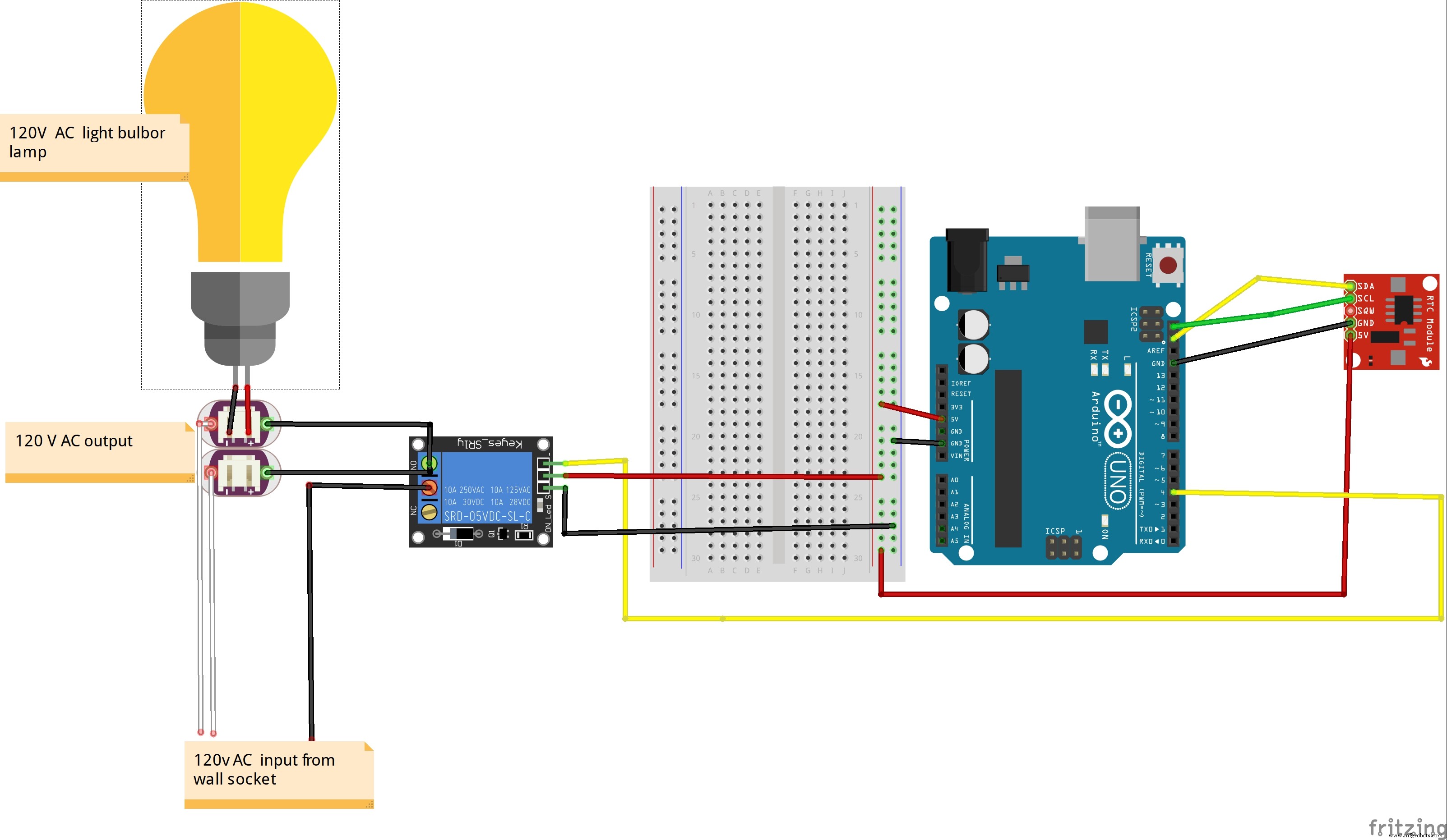 Smart Plug: 120V Arduino‑Based Smart Outlet with Real‑Time Clock