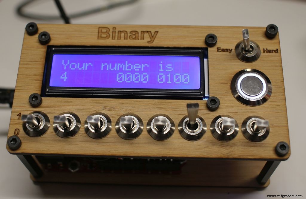 Binary Switch Game – Arduino UNO Project