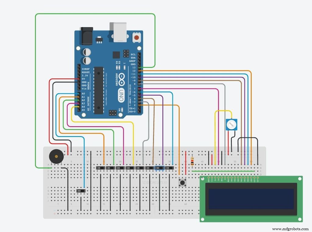 Binary Switch Game – Arduino UNO Project