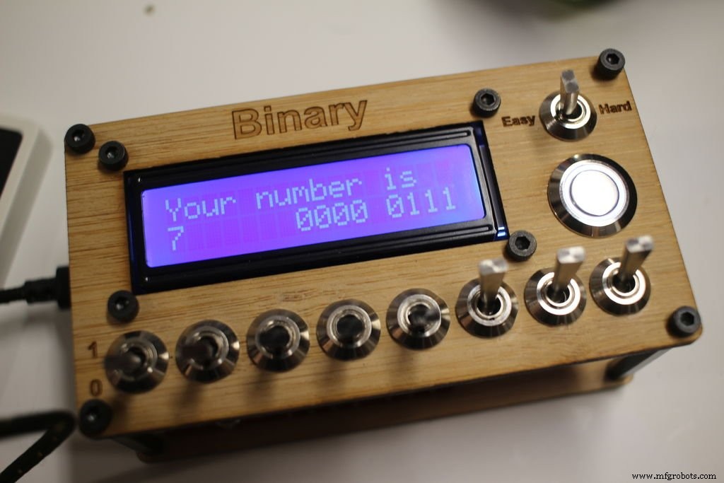 Binary Switch Game – Arduino UNO Project