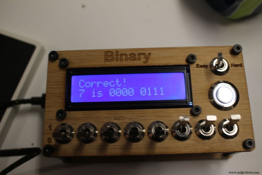 Binary Switch Game – Arduino UNO Project