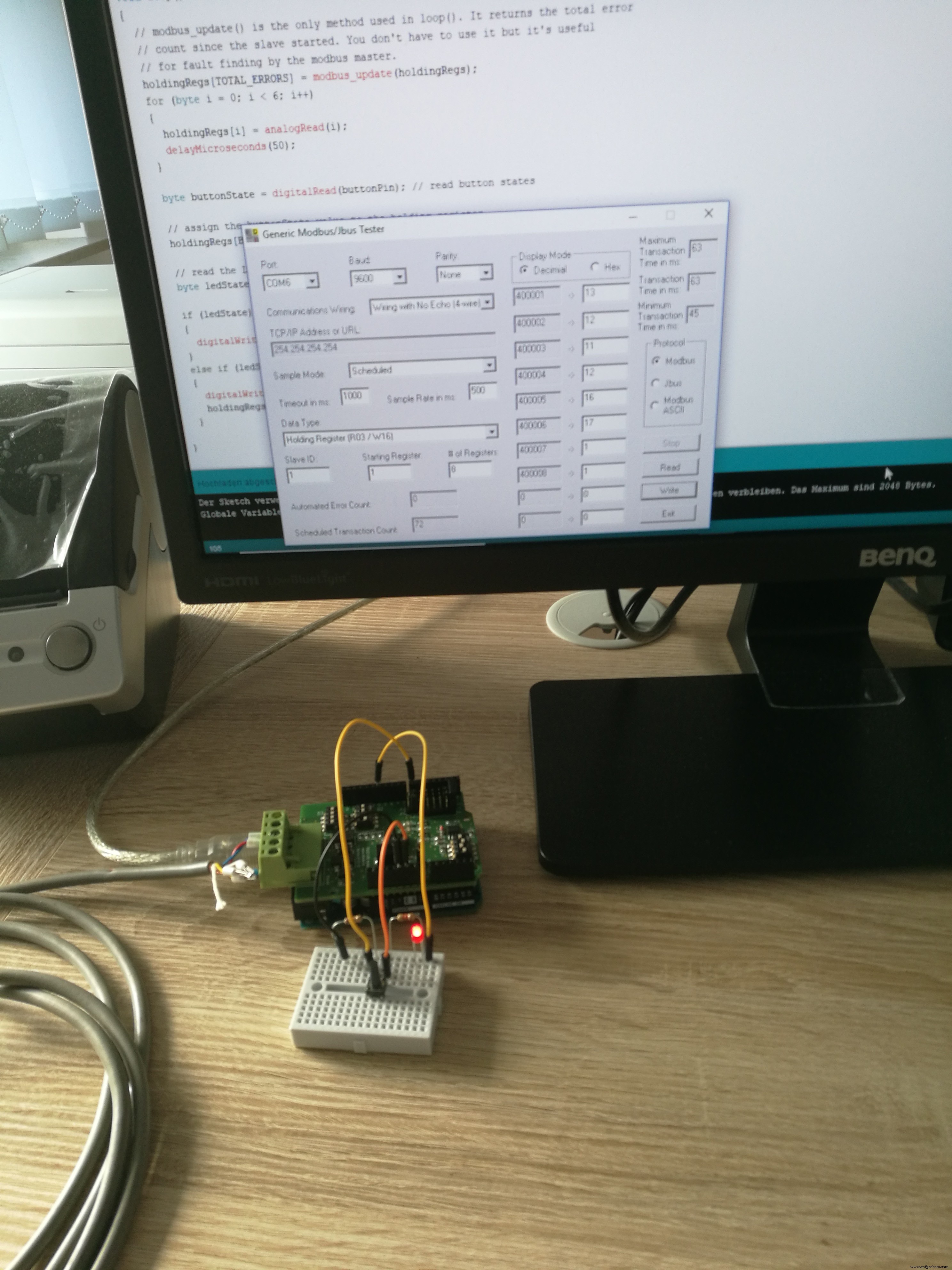 Master Modbus on Arduino: Step‑by‑Step Guide