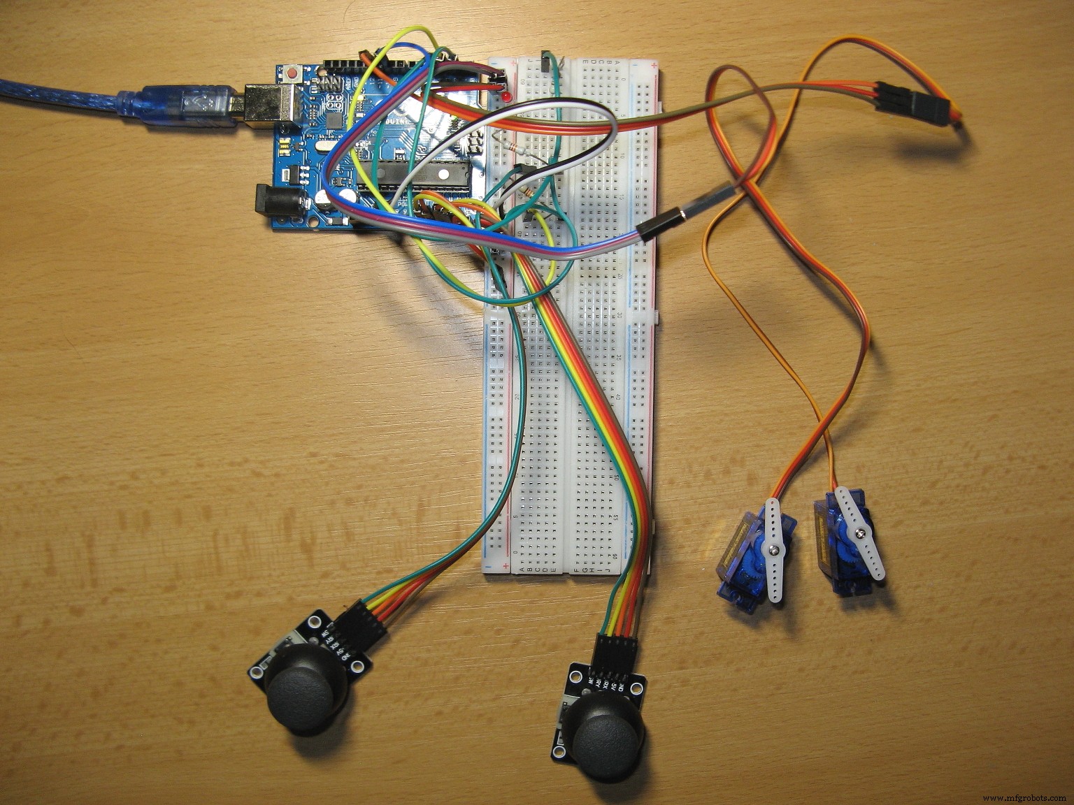 Precision Joystick Controller for MeArm Robot – Record & Replay Coordinates with Arduino Uno