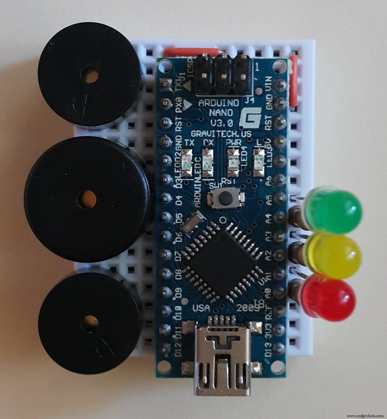 Play ‘Happy Birthday’ with 3‑Way Polyphony on Arduino Nano – Endless, Light‑Sync Melody Demo