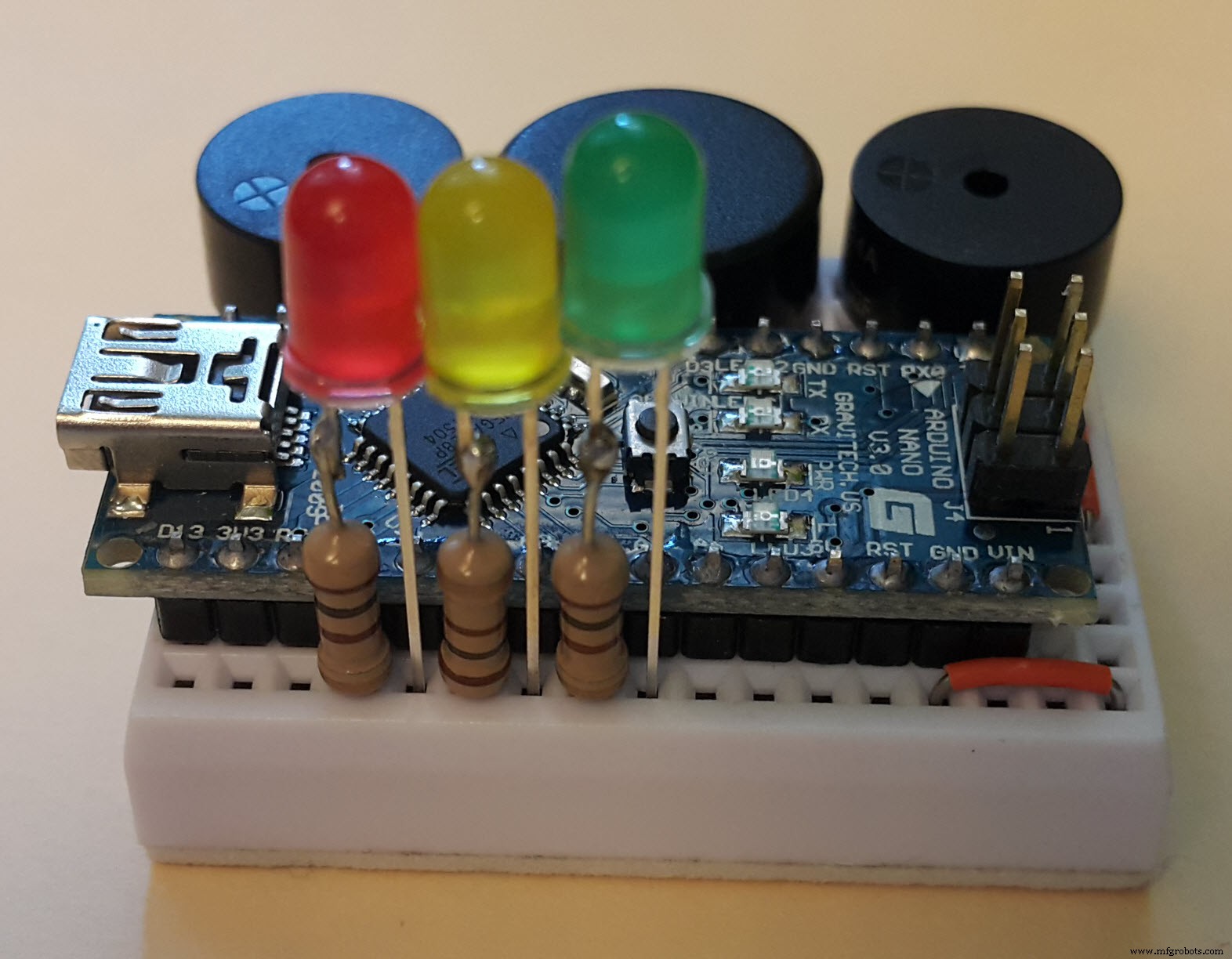 Play ‘Happy Birthday’ with 3‑Way Polyphony on Arduino Nano – Endless, Light‑Sync Melody Demo