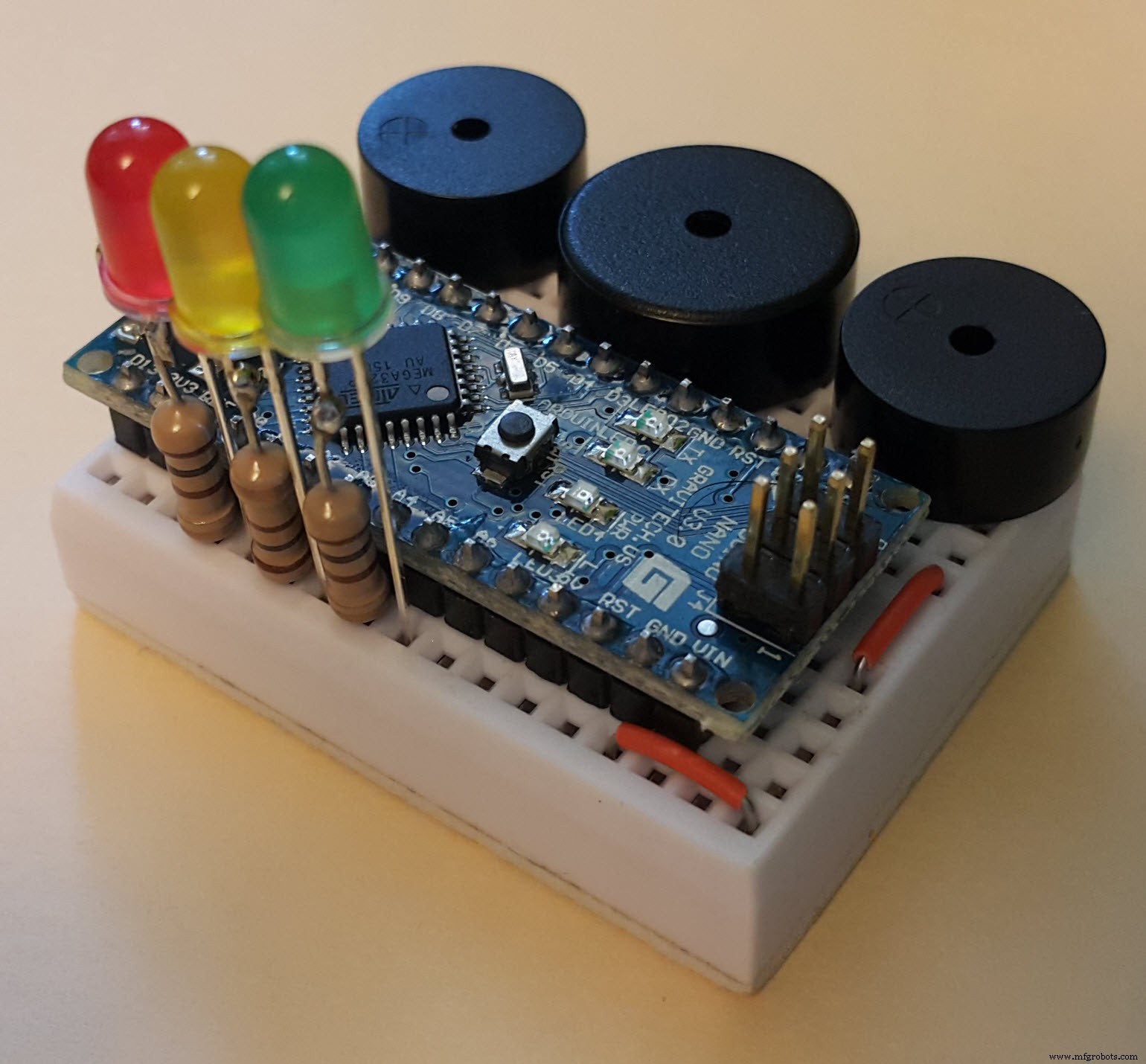 Play ‘Happy Birthday’ with 3‑Way Polyphony on Arduino Nano – Endless, Light‑Sync Melody Demo