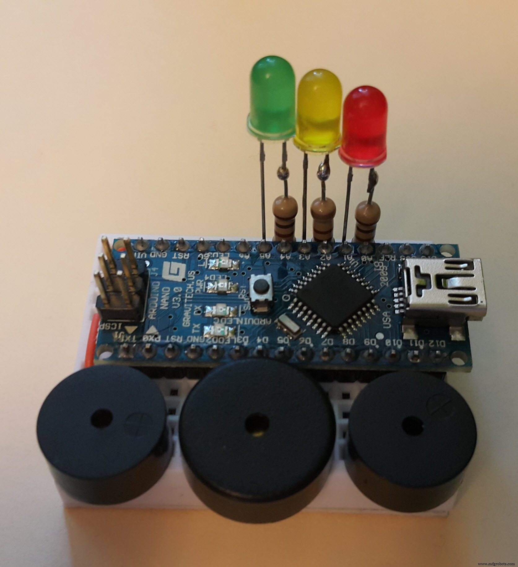 Play ‘Happy Birthday’ with 3‑Way Polyphony on Arduino Nano – Endless, Light‑Sync Melody Demo