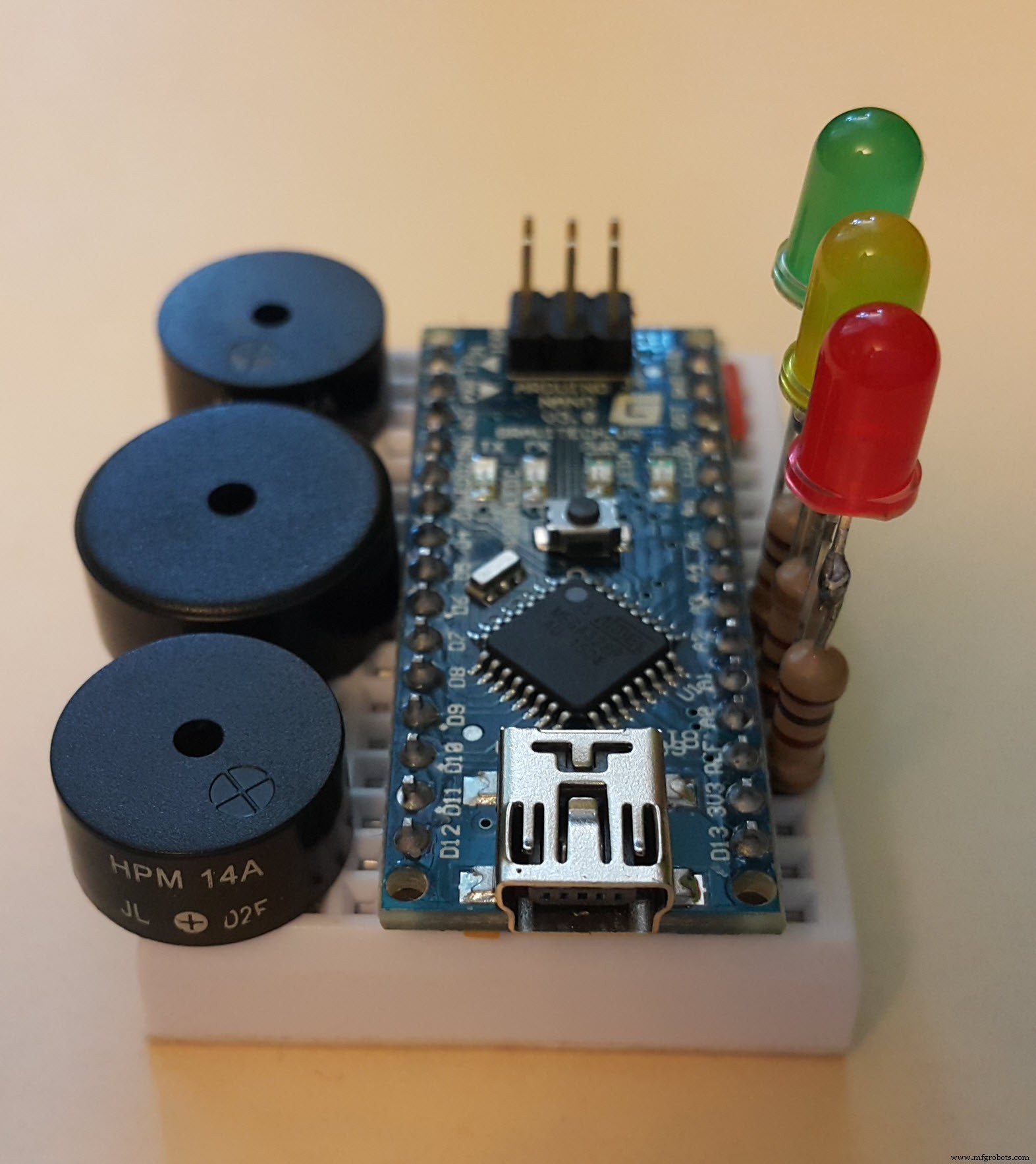 Play ‘Happy Birthday’ with 3‑Way Polyphony on Arduino Nano – Endless, Light‑Sync Melody Demo