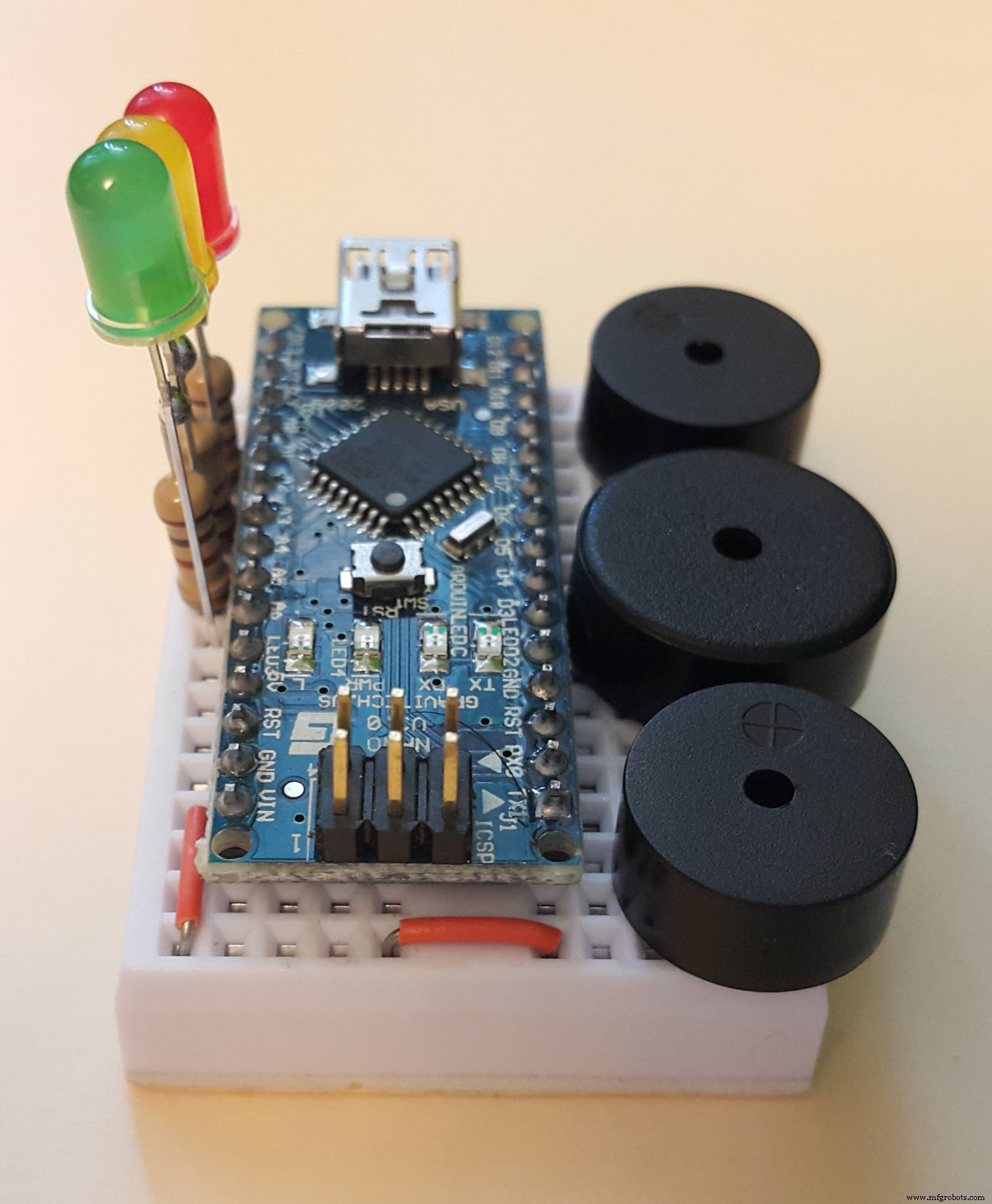 Play ‘Happy Birthday’ with 3‑Way Polyphony on Arduino Nano – Endless, Light‑Sync Melody Demo