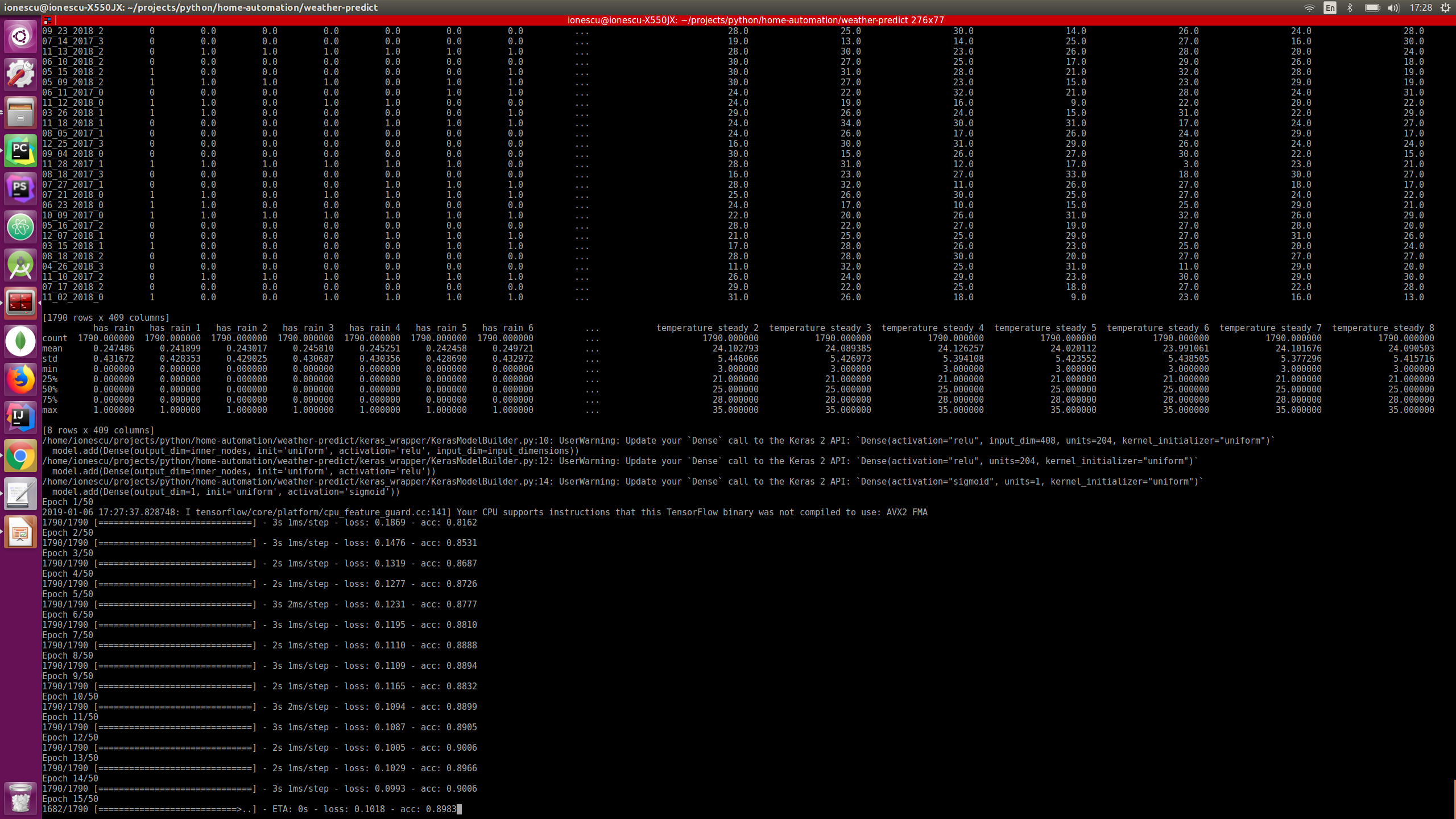Accurate Rain Forecasting: Build an Arduino-Powered System with Python & Keras