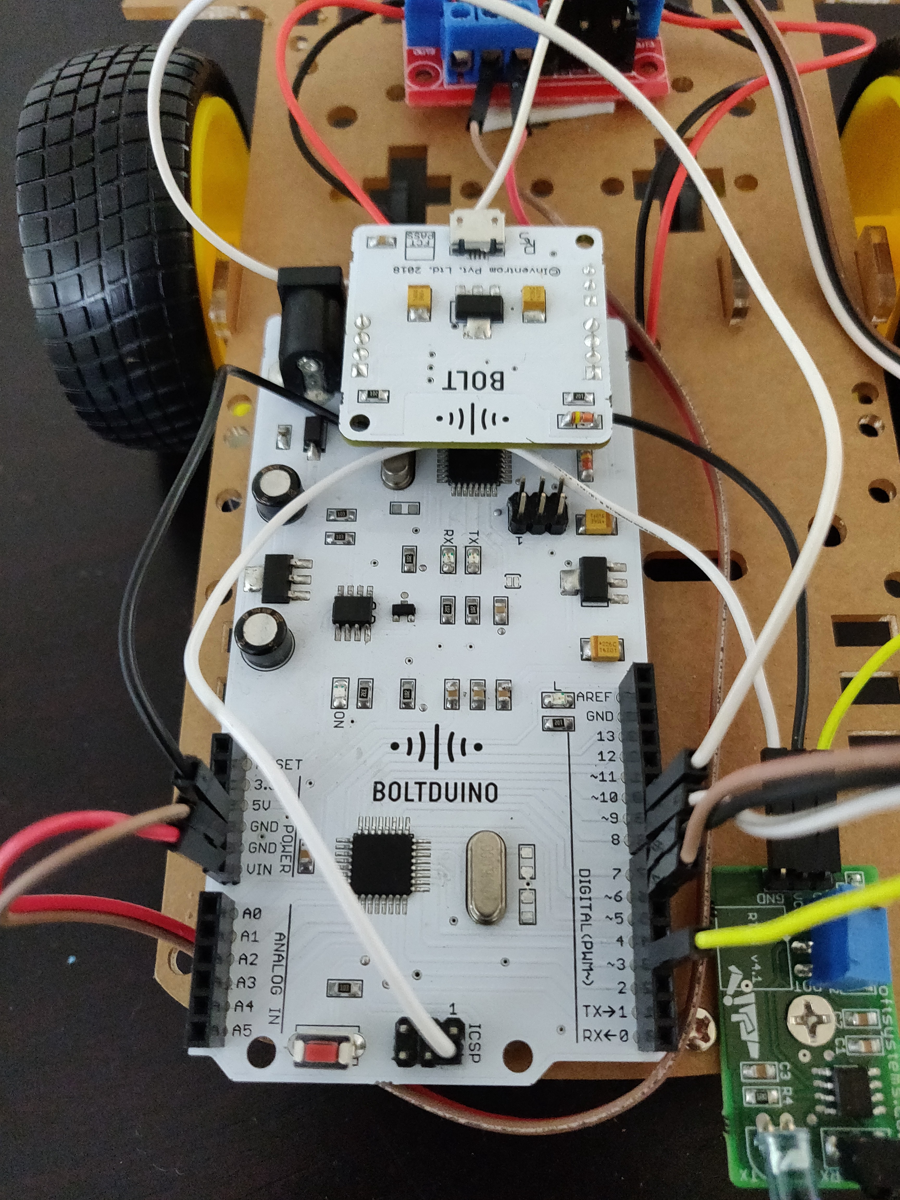 Bolt IoT Smart Robot Car – Arduino UNO & L298 Motor Drivers