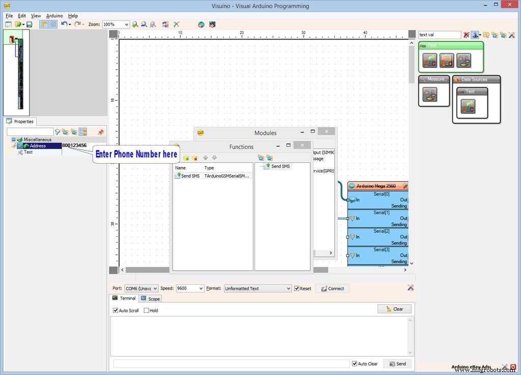 Send & Receive SMS Easily with the GSM SIM900 Shield for Arduino Mega