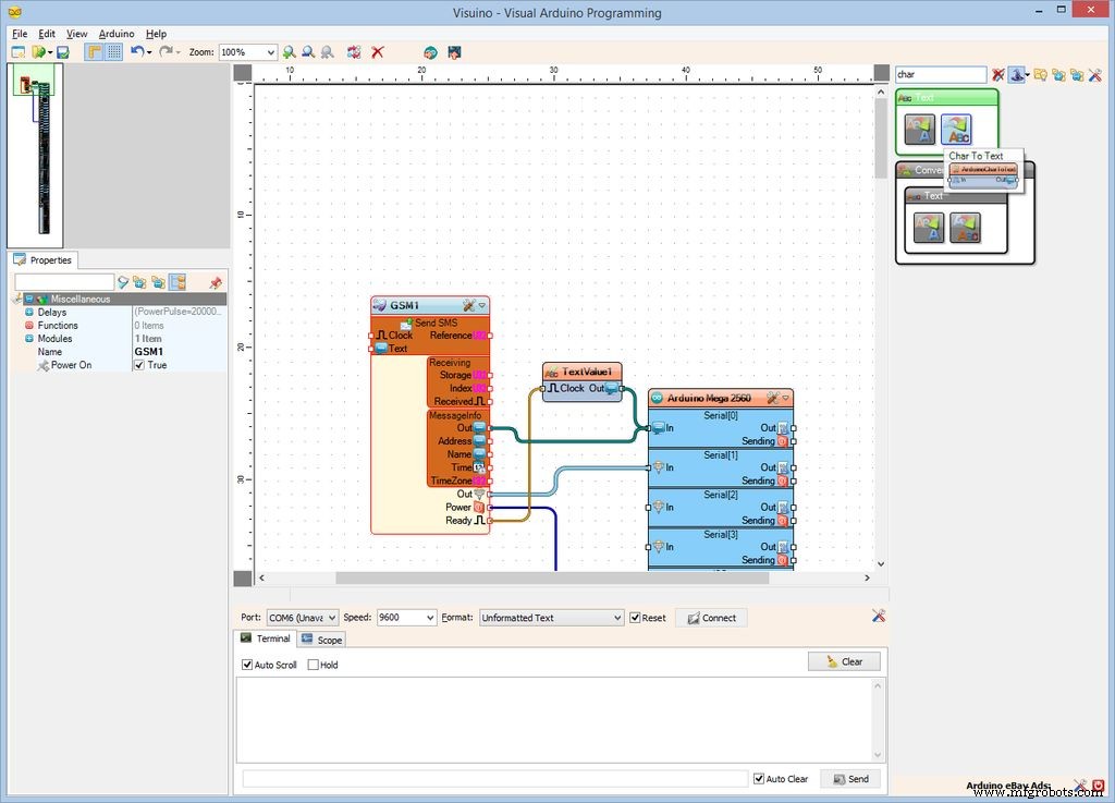 Send & Receive SMS Easily with the GSM SIM900 Shield for Arduino Mega