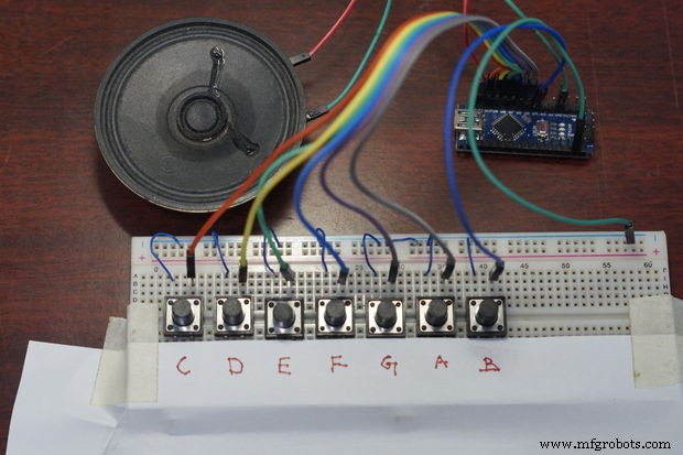 Build a Mini Piano with Arduino UNO – Step-by-Step Tutorial