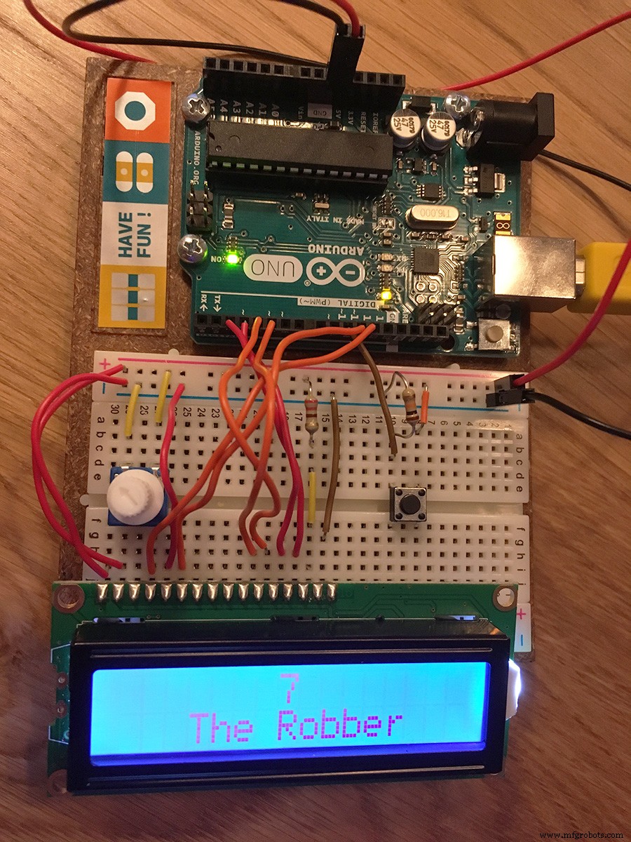 Build a Digital Settlers of Catan Dice with Arduino UNO & LCD Display