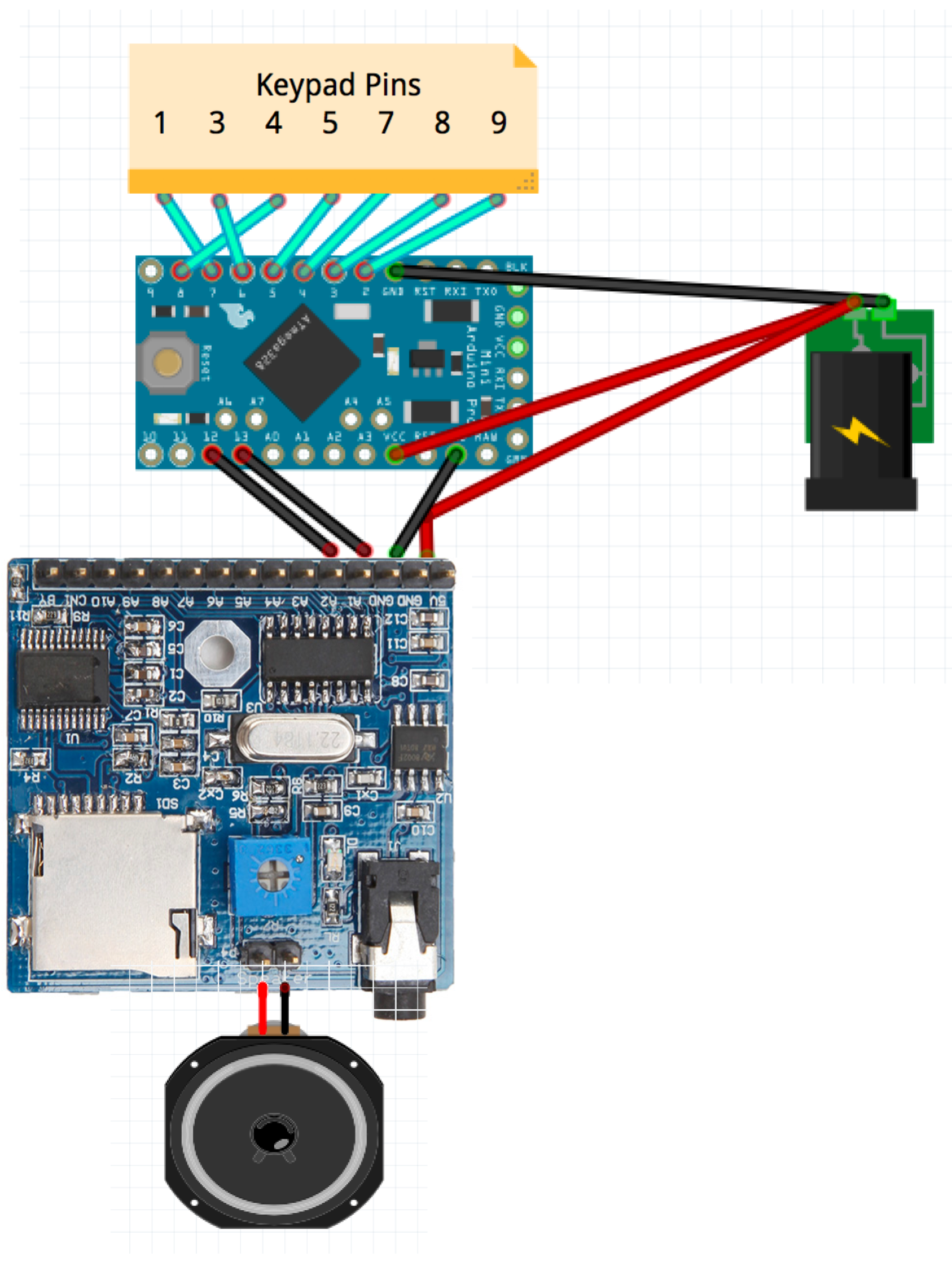 Turn an Old Phone into a Scavenger Hunt Clue System with SparkFun Arduino Pro Mini