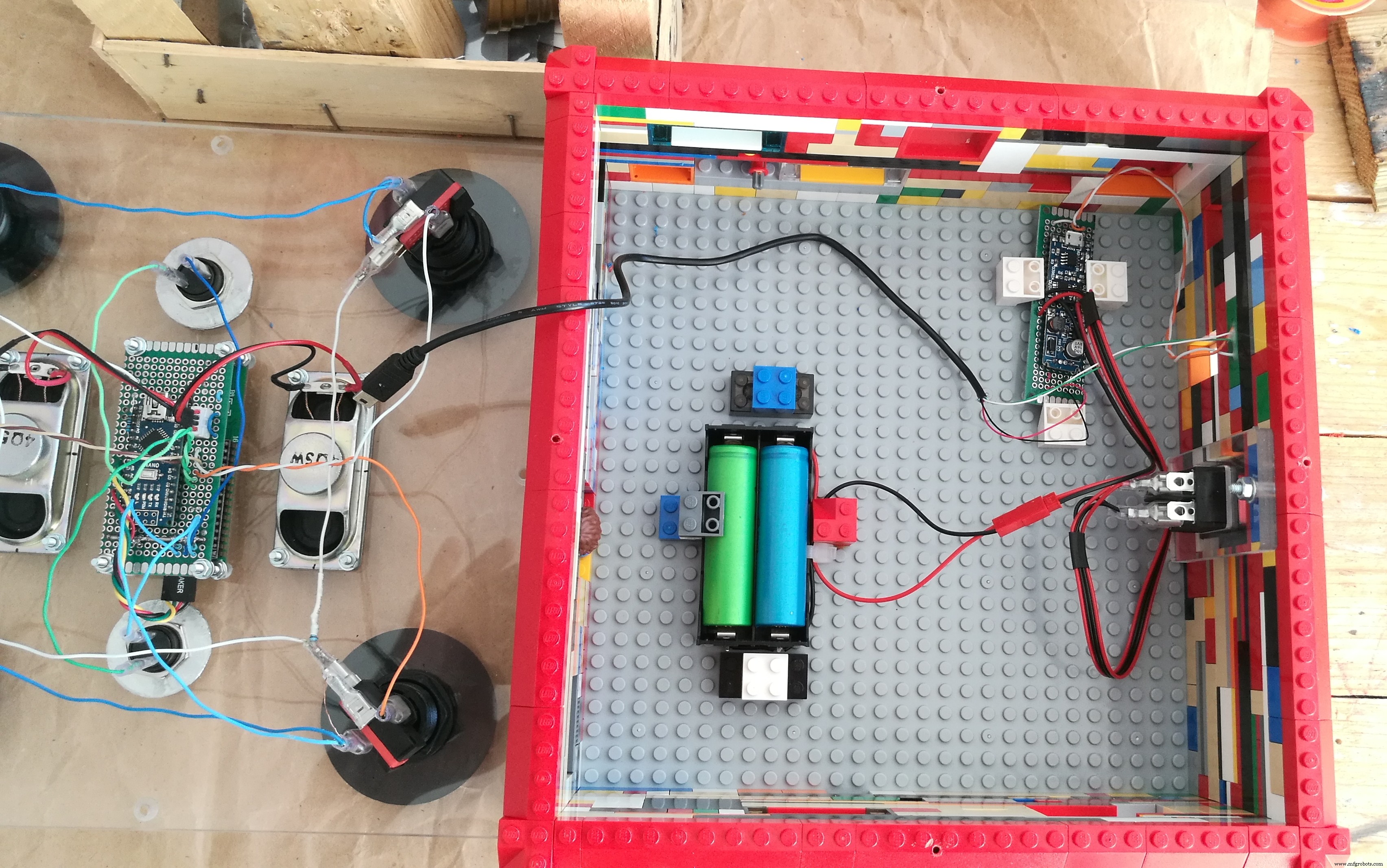 Build an Arduino‑Powered LEGO Arcade Game Box – DIY Kit with Nano, Battery, LCD, and More