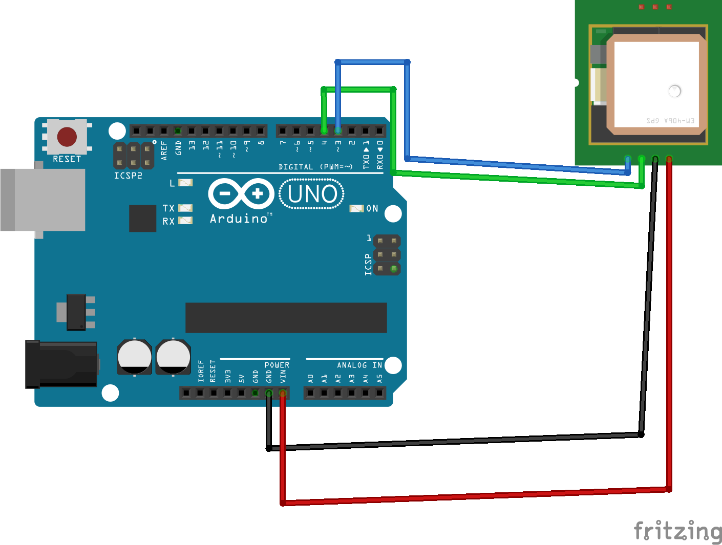 Build a GPS Destination Notifier with Arduino UNO & NEO‑6M Module