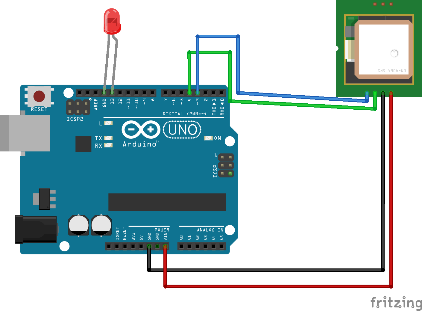 Build a GPS Destination Notifier with Arduino UNO & NEO‑6M Module
