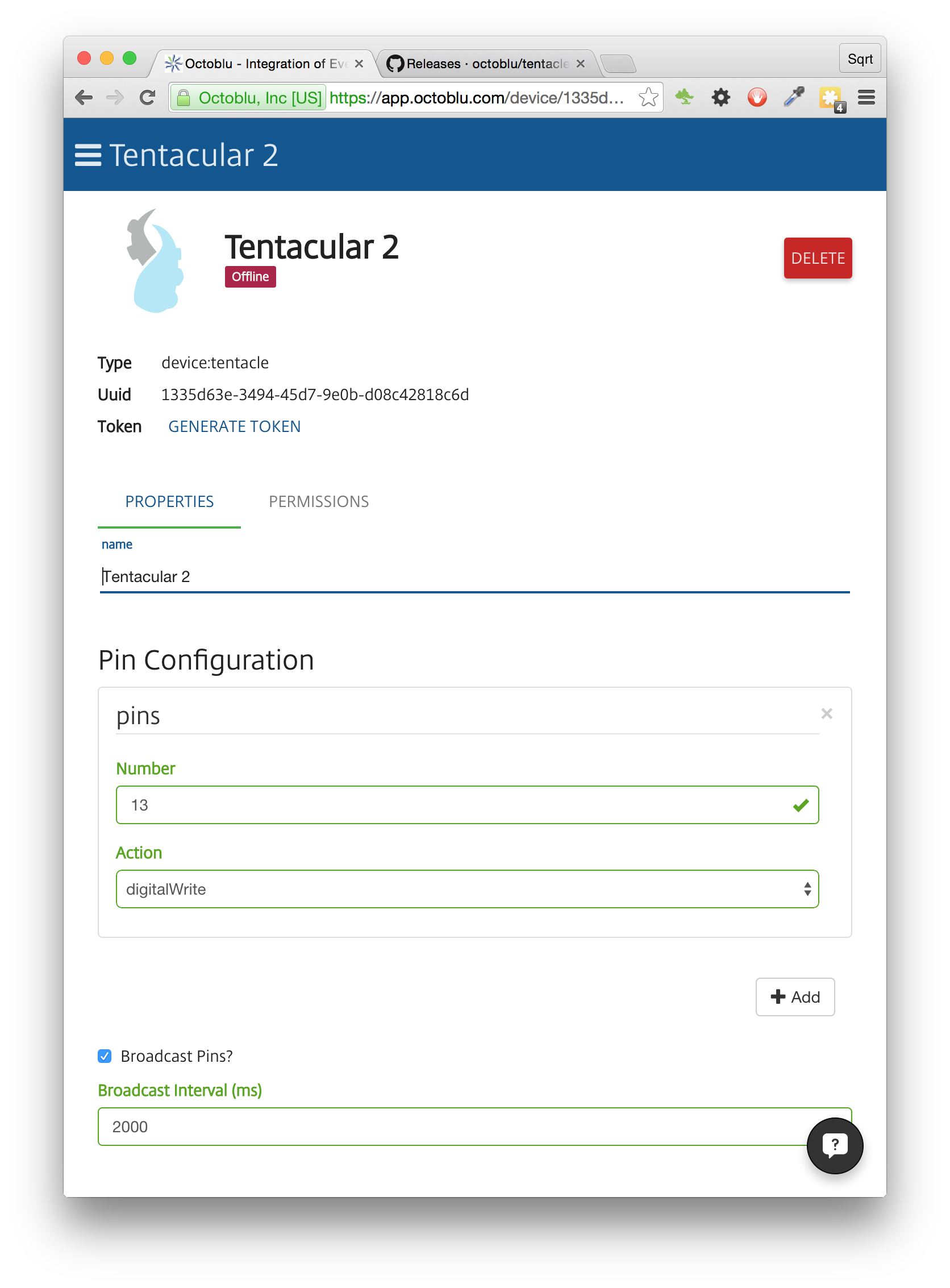 Build IoT Devices with Arduino and Octoblu’s The Tentacle—No Coding Required