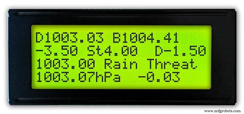 Precision Air Pressure Monitor: Arduino UNO & Nano Barometer with Dual Dials