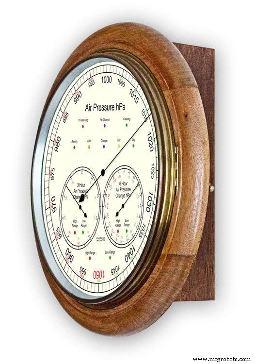 Precision Air Pressure Monitor: Arduino UNO & Nano Barometer with Dual Dials