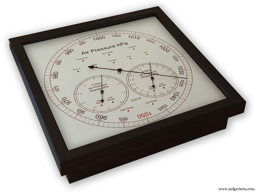 Precision Air Pressure Monitor: Arduino UNO & Nano Barometer with Dual Dials