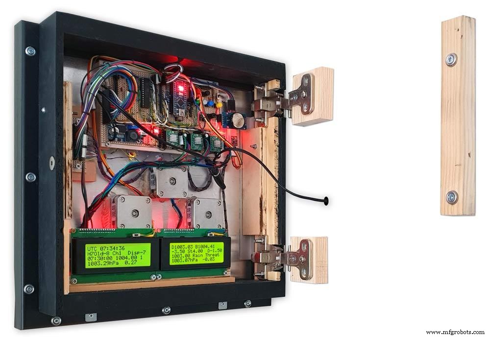 Precision Air Pressure Monitor: Arduino UNO & Nano Barometer with Dual Dials