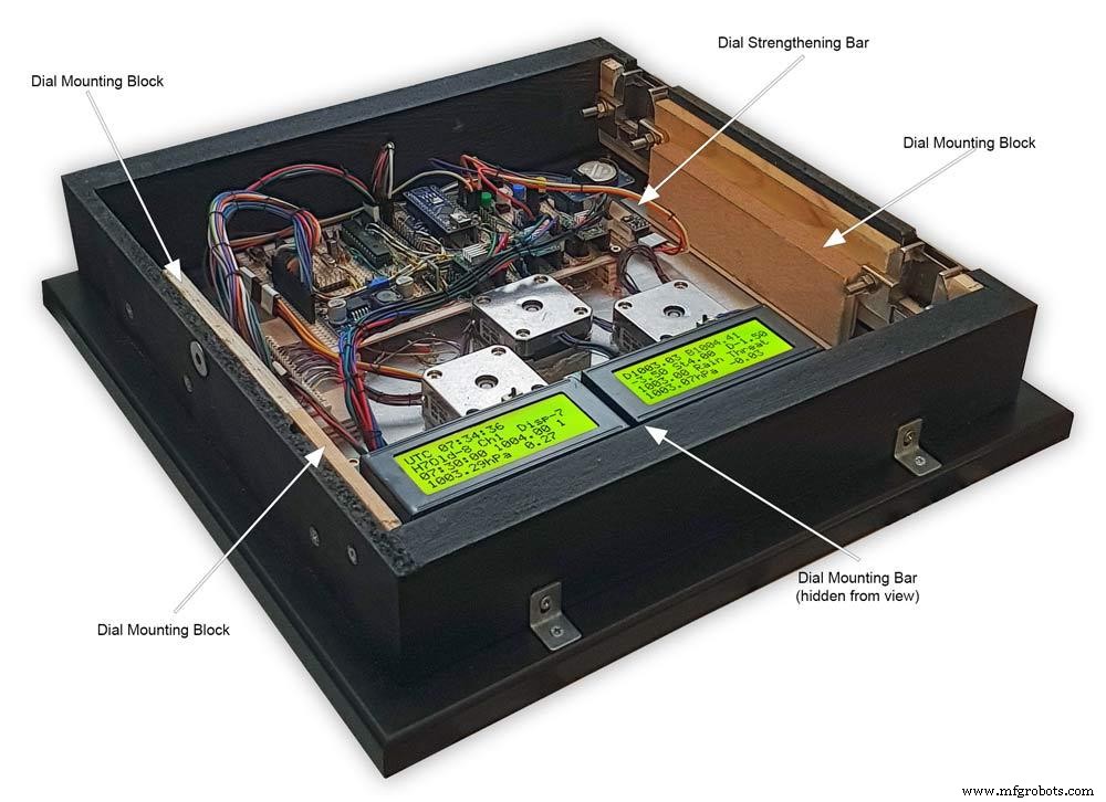 Precision Air Pressure Monitor: Arduino UNO & Nano Barometer with Dual Dials