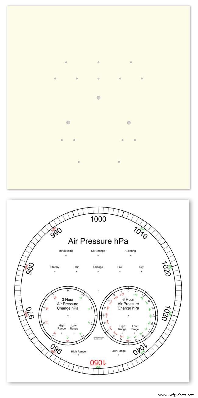Precision Air Pressure Monitor: Arduino UNO & Nano Barometer with Dual Dials