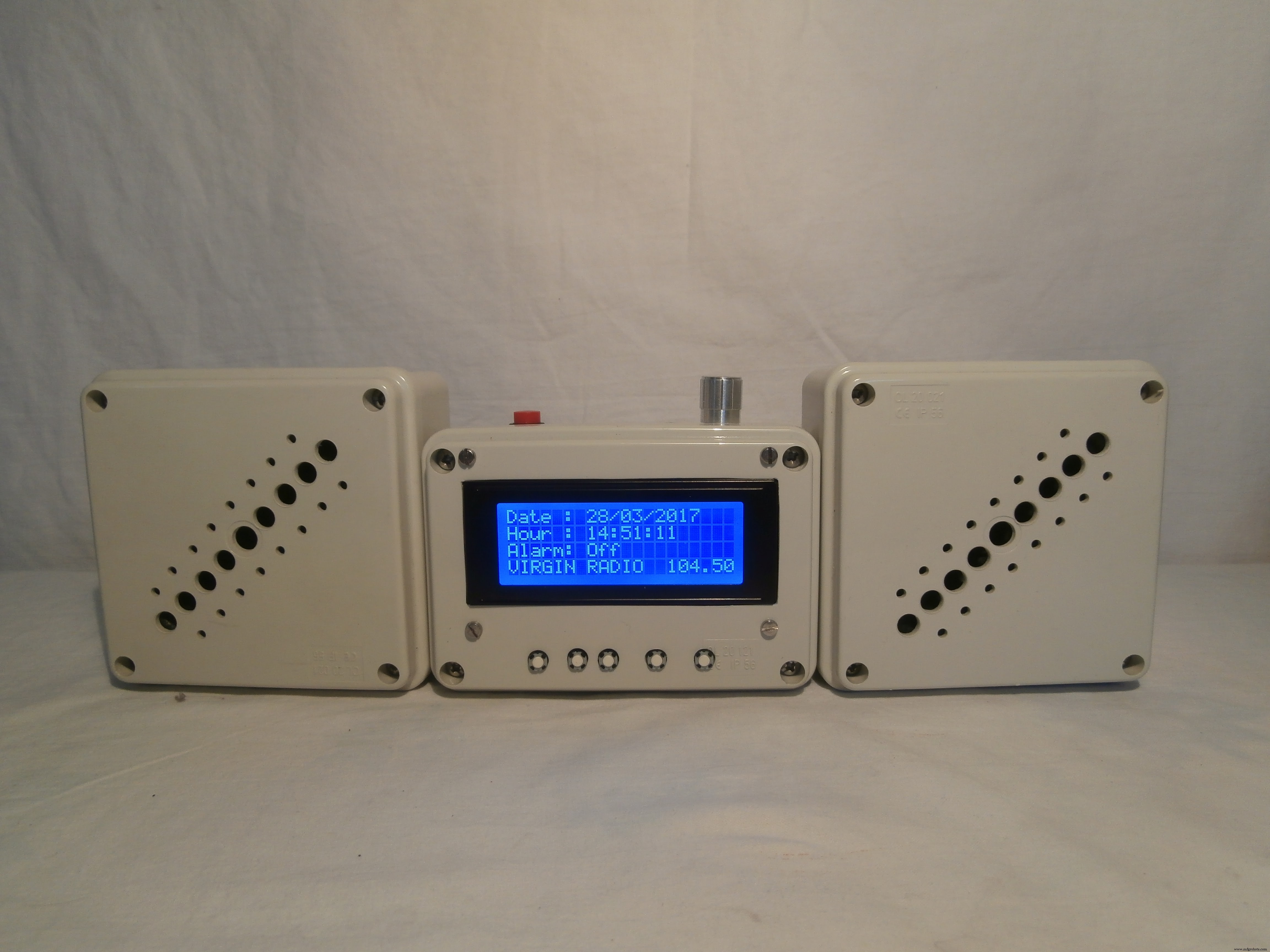 ArduRadio Alarm Clock: DIY Arduino-Based FM Radio & Alarm System