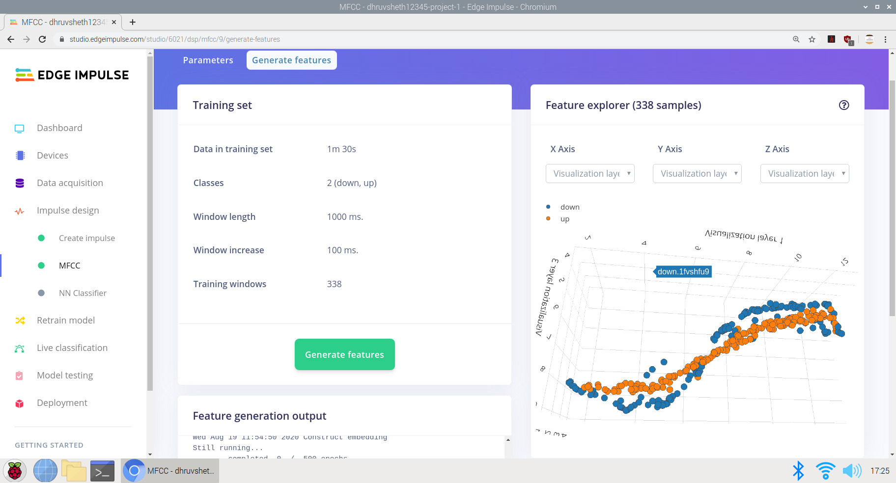 Spectrino: TinyML & IoT Touch-Free Solutions with Arduino Nano & ESP8266